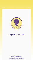 English T10 Test Poster