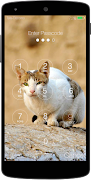 Kitty Cat Keypad Lock Screen imagem de tela 2
