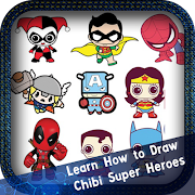 apprendre à dessiner des super héros chibi capture d'écran 2
