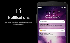 Lock Screen IOS 10 style poster