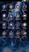 Stormy Lightning Theme: dynamic night wallpaper screenshot 7