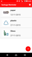 Garbage reminder plakat