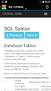 SQL TUTORIAL OFFLINE APP Ekran Görüntüsü 2