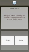 برنامه‌نما Python Learning Quiz عکس از صفحه