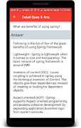 برنامه‌نما Spring Interview Questions عکس از صفحه