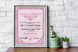 Certificate Maker ポスター