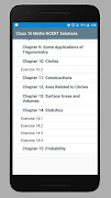 Class 10 Maths NCERT Solutions ภาพหน้าจอ 1