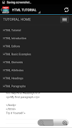 HTML TUTORIAL OFFLINE APP captura de pantalla 4