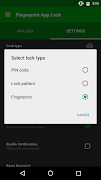 Fingerprint AppLock : PIN & Pattern Lock imagem de tela 7