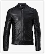 پوستر Men Leather Jacket Design