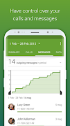 برنامه‌نما Callistics - Data usage, Calls عکس از صفحه
