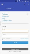برنامه‌نما GTmetrix عکس از صفحه