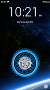 Fingerprint lock screen โปสเตอร์