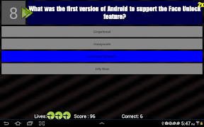 Android OS Trivia 스크린샷 3