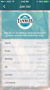 Tanners Lakeside Restaurant اسکرین شاٹ 6