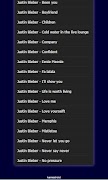 Justin Bieber Collection screenshot 5