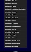Justin Bieber Collection screenshot 5