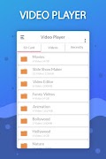 HD Video Player تصوير الشاشة 1