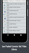 Exercise Ball Workout Training 截图 1