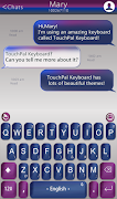 برنامه‌نما Matte Color Keyboard Theme عکس از صفحه