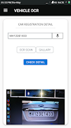 برنامه‌نما Vehicle OCR عکس از صفحه