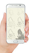 Tutorial Drawing Characters Anime Naruto ảnh chụp màn hình 2
