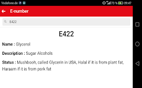 Halal E-number Check capture d'écran 5