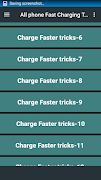 Smartphone fast charging Tricks screenshot 1