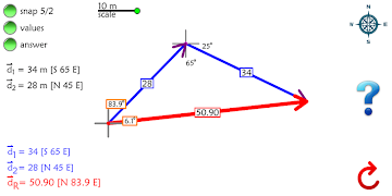 Vector Addition for High School Physics captura de pantalla 2