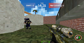 Combat Pixel Arena 3D Infinity Multiplayer ảnh chụp màn hình 1