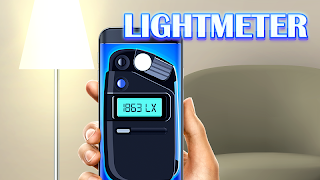 برنامه‌نما Light meter with lumens measuring عکس از صفحه