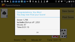 Pyramid Solitaire screenshot 5