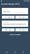 Encrypted Message md5 DK screenshot 1