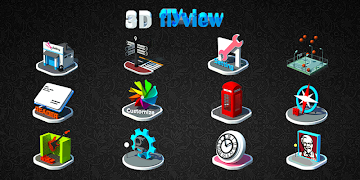 3D flyview Theme penulis hantaran