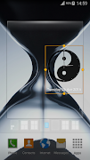 Yin Yang Clock Widget capture d'écran 3