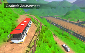 Hill Bus Driving Simulator 3D screenshot 1