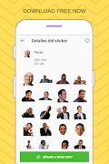 WAStickerApps Faces Funny تصوير الشاشة 3