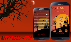 Halloween Pattern Screen Lock screenshot 1