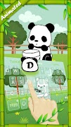 動畫可愛🐼Panda鍵盤主題 海报