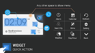 Alps weather widget/clock syot layar 5