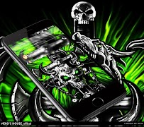 Gothic Metal Graffiti Skull Theme screenshot 5