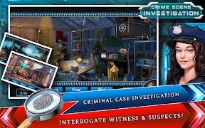 Criminal Case investigation : Hidden Objects Free স্ক্রিনশট 3