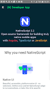 NativeScript Developer App 포스터