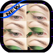 پوستر step by step eye makeup