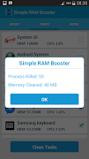 Simple RAM Booster ảnh chụp màn hình 3