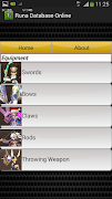 Runa Database Online screenshot 7