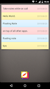 Floating Note ภาพหน้าจอ 3