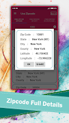 USA Zip Codes Search ภาพหน้าจอ 1