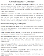 Learn SAP Crystal Reports (Comprehensive Tutorial) poster