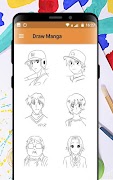 Learn How to Draw Manga Step by step ポスター